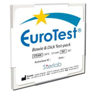 Bowie&Dick Eurotest 9,5x9,5x0,8cm 50 tk kastis