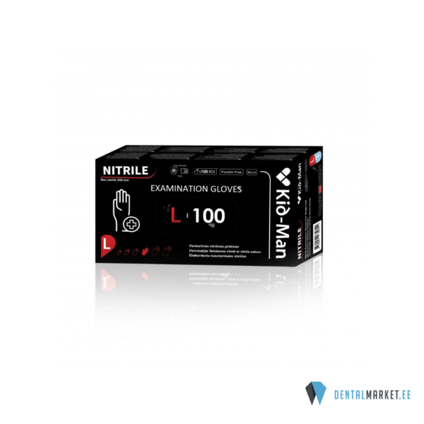 Nitriilkindad mustad 100 tk