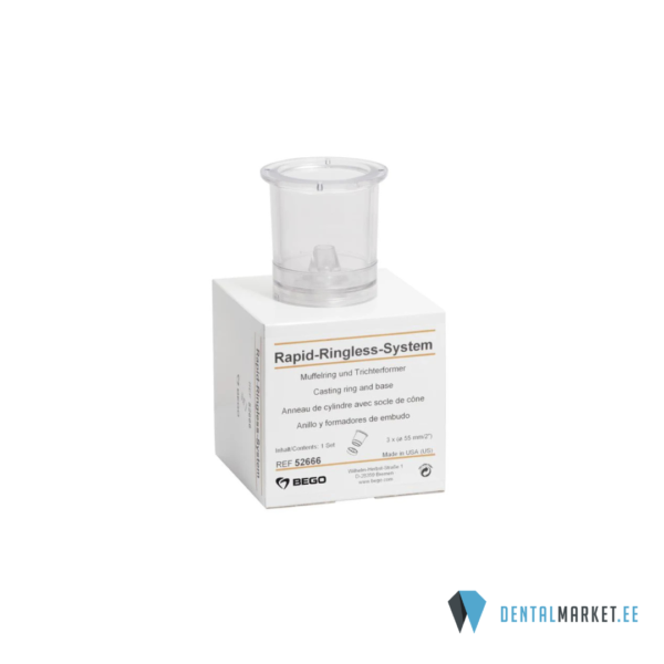 Rapid Ringless System: Casting ring and base, size 3, Ø 55 mm/2"