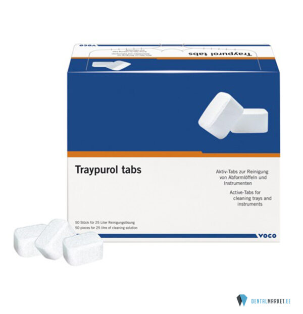 Traypurol tabletid 50tk lusikate puhastamiseks