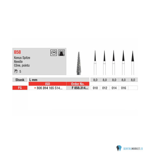 Teemantpuur FG F858 (punane)