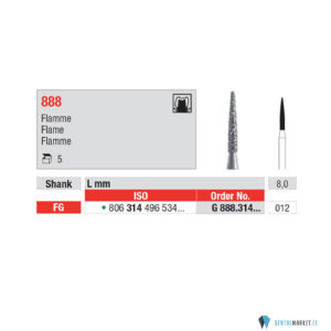 edenta-FG-G888-dentalmarket.jpg Teemantpuur FG G888 (roheline)