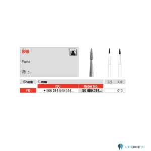 edenta-FG-SG889-dentalmarket.jpg Teemantpuur FG SG889 (must)