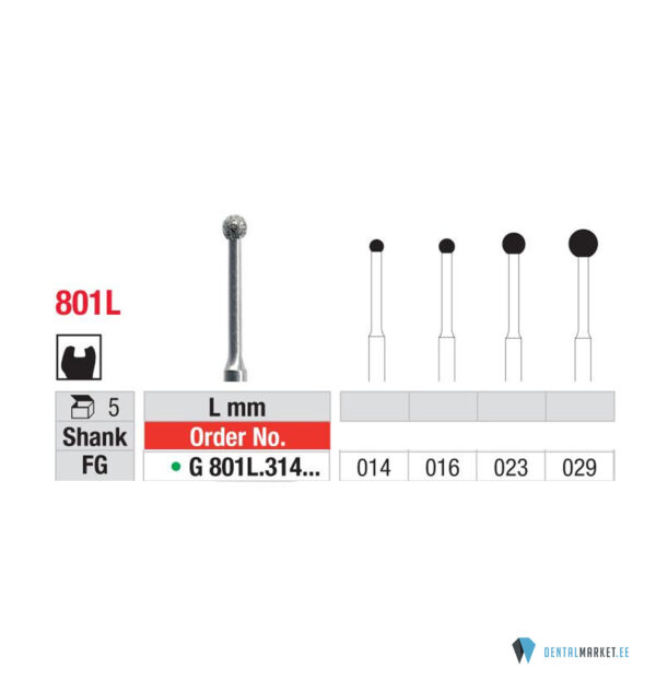 Teemantpuur FG 801L (roheline)