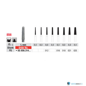 edenta-SG856-dentalmarket.jpg Teemantpuur FG SG856 (must)