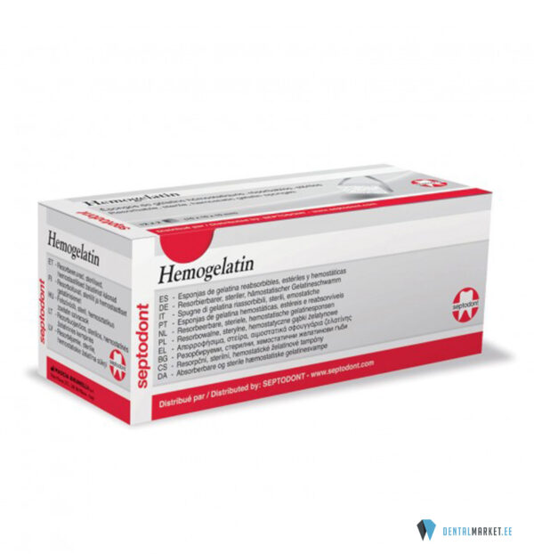 hemogelatin-dentalmarket.ee_.jpg Hemogelatin hemostaatiline käsn blisteris 24 tk
