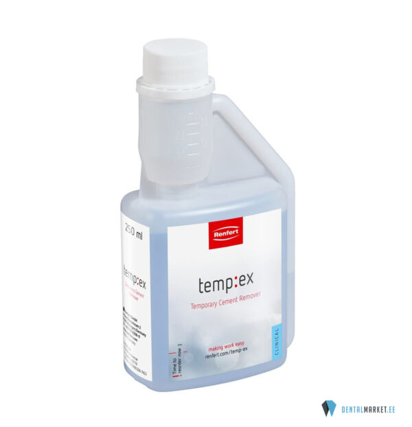 Temp:ex vedelik ajutise tsemnedi eemaldamiseks 250ml