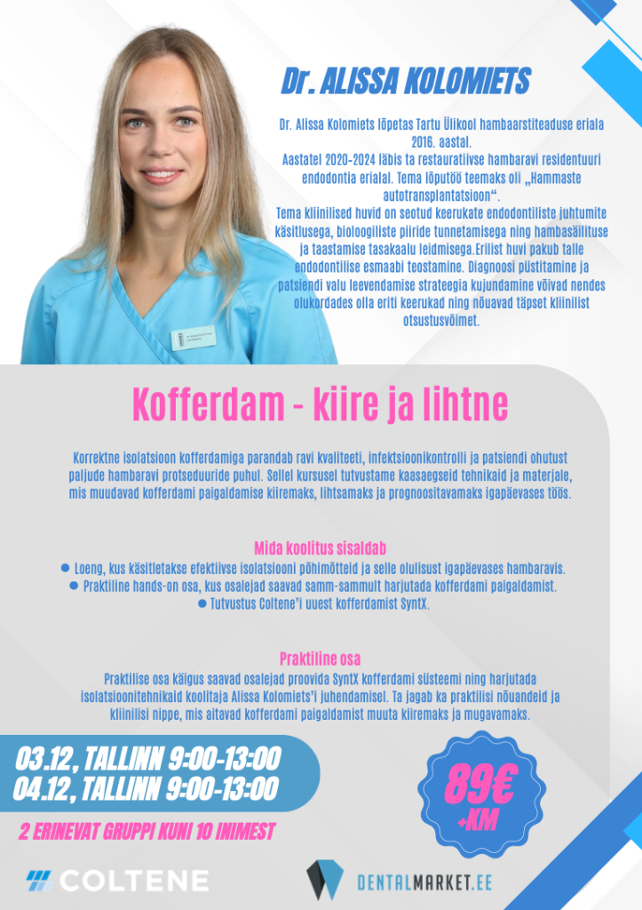 Kofferdam – kiire ja lihtne