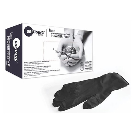 Nitriilkindad mustad 100 tk