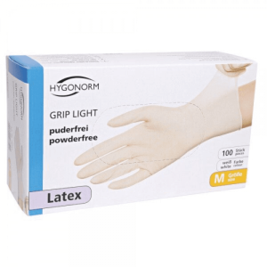 GRIP LIGHT latekskindad valged 100 tk – M