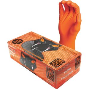 Mamba nitriilkindad oranžid 100 tk
