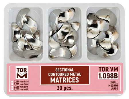 B-seeria kontuurmatriitside assortii, 50 µm Hard, 30 tk