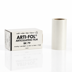 Artikulatsioonipaber Arti-Fol 8µ, (BK79) ühepoolne valge 75mmx20m