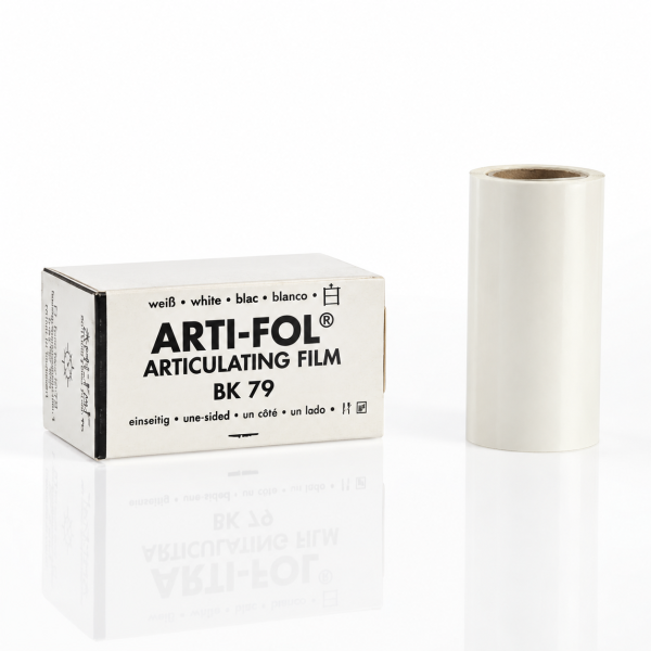 Artikulatsioonipaber Arti-Fol 8µ, (BK79) ühepoolne valge 75mmx20m