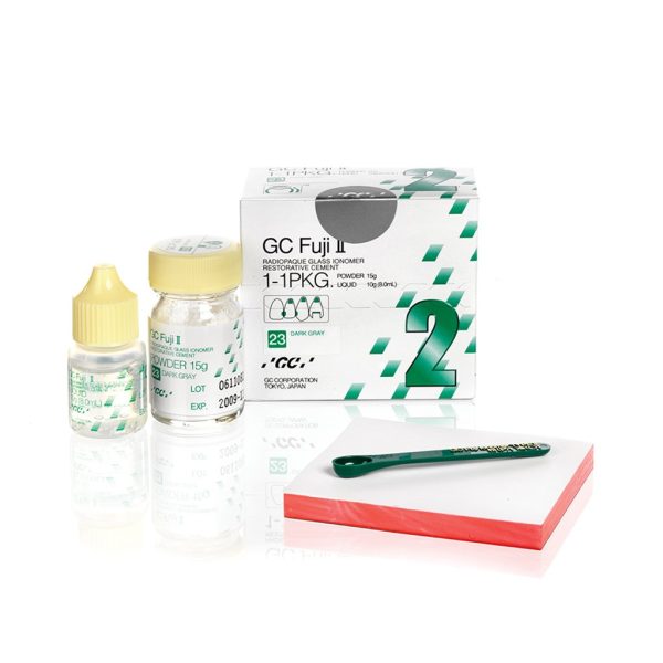 Fuji II 23 pulber 15g+vedelik 8ml, C4 tumehall