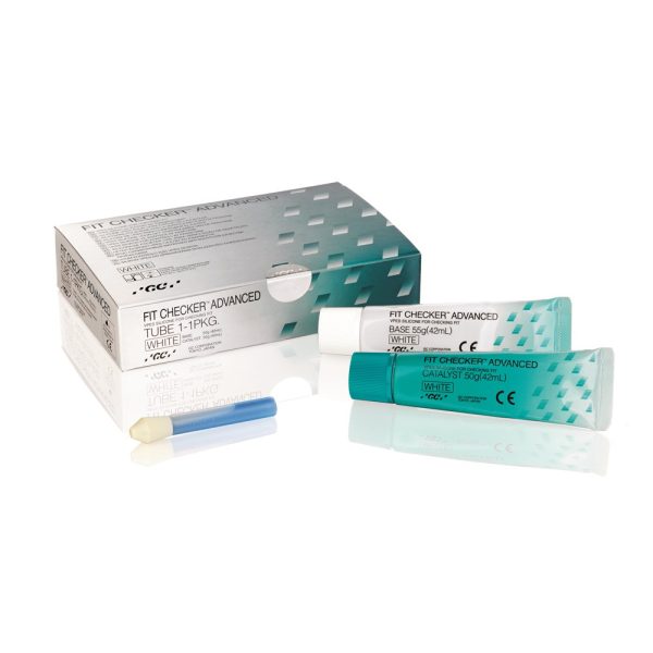 Fit Checker Advanced tuubis (silikoon istuvuse kontrollimiseks) 55g+50g valge