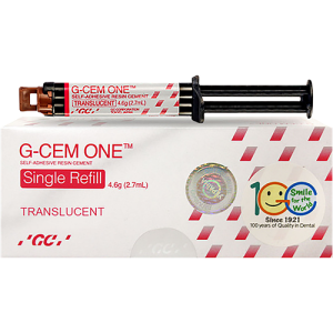 G-Cem One refill Translucent- 4,6g+segamiskanüülid