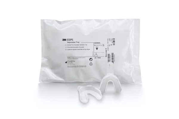 Impression Tray jäljendlusikas/plastik nr.S alumine, 10tk/pakis