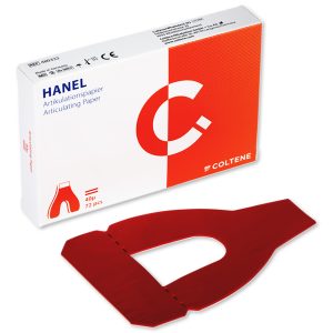 Hanel artikulatsioonipaber, 40 µm, hoburauakujuline, 72 tk